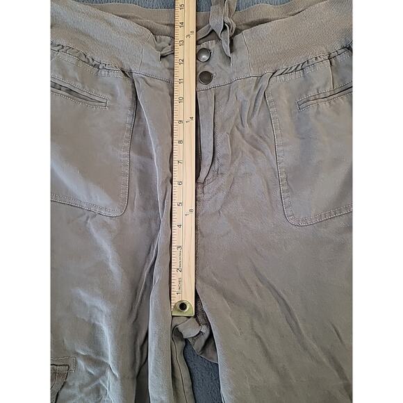 Soft Surroundings Weekender Cargo Pants XL Beige Boho Chic Relaxed Polished - Picture 5 of 8
